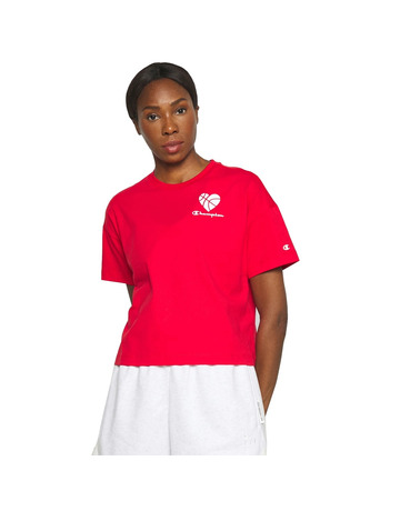 In den Einkaufswagen Champion Legacy Wm ́s Logo Love Crewneck Tee "Red" Champion Legacy Wm ́s Logo Love Crewneck Tee "Red"