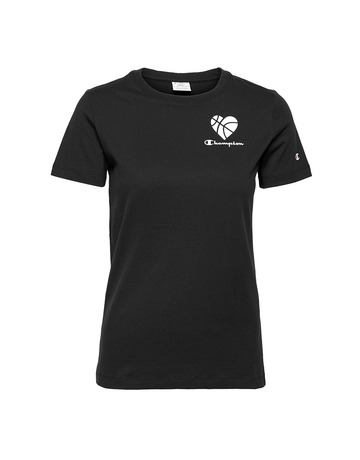 Champion Legacy Wn ́s Basketball Print Chest Love T-Shirt "Black"