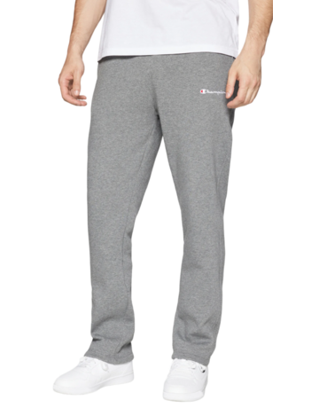 Champion Logo Straight Leg Fleece Joggers "Dark Grey"