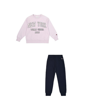 Champion New York Girl\'s Tracksuit "Pastel Lilac"