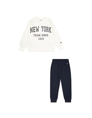 Champion New York Girl\'s Tracksuit "White"