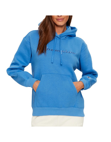 Champion Rochester Tonal Logo Heavy Fleece Hoodie "Blau"