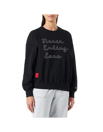 In den Einkaufswagen Champion Rochester Wmns Made of Love Sweat Crewneck "Black" Champion Rochester Wmns Made of Love Sweat Crewneck "Black"
