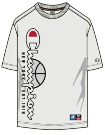 Champion Sport Lifestyle Basketball Big Logo Custom Fit T-Shirt "White"