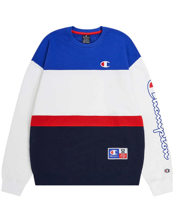 In den Einkaufswagen Champion Sport Lifestyle Basketball Farbe Block Crewneck Sweatshirt Logo C "White" Champion Sport Lifestyle Basketball Farbe Block Crewneck Sweatshirt Logo C "White"