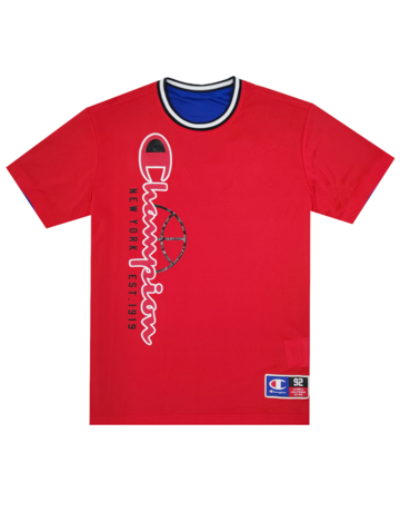 Champion Sport Lifestyle Basketball Reversible Mesh T-Shirt "Red-Blue"
