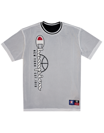 Champion Sport Lifestyle Basketball Reversible Mesh T-Shirt "White-Black"