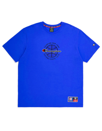 Champion Sport Lifestyle Basketball Stretch Baumwolle T-Shirt "Blau"