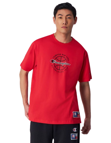 Champion Sport Lifestyle Basketball Stretch Baumwolle T-Shirt "Red"