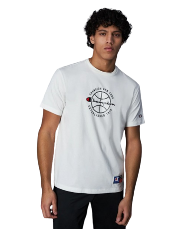 Champion Sport Lifestyle Basketball Stretch Baumwolle T-Shirt "White"