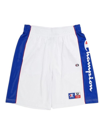 Champion Sport Lifestyle Basketball USA Logo Mesh Shorts "White"