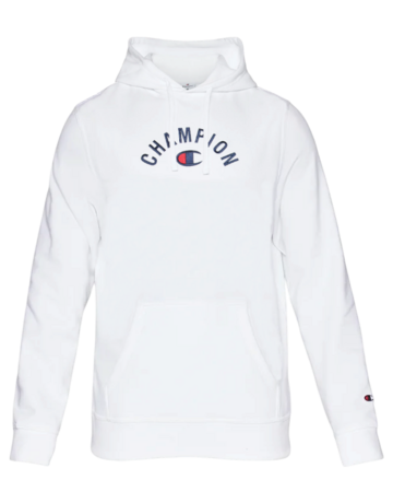 Champion Sport Lifestyle Embroidery Big Logo Hoode Sweatshirt "White"