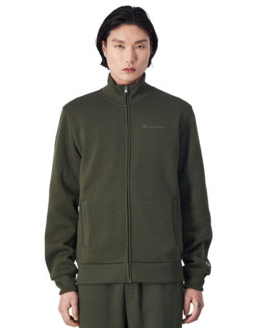 Champion Tonal C Logo Full Zip Strickpullover "Military Green"