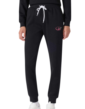 Champion Women’s Logo C NY Rib Cuff Pants "Black"