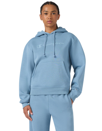 Champion Women’s Maxi Logo Hooded Sweatshirt "Steel Blue"
