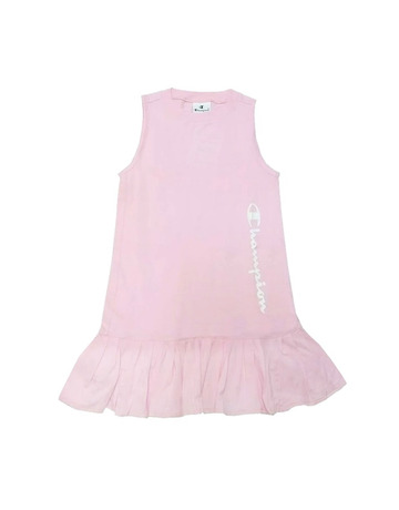 Champion Junge Mädchen Script Vertical Logo Kleid Tank "Pink"