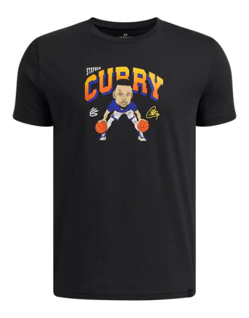 Curry Animated Boy´s T-shirt "Black"