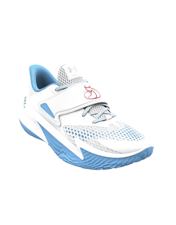 Curry De'Aaron Fox 2 Blue Flame "White/Blue"