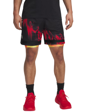 Curry Men's Statement Shorts "Black-Fire"