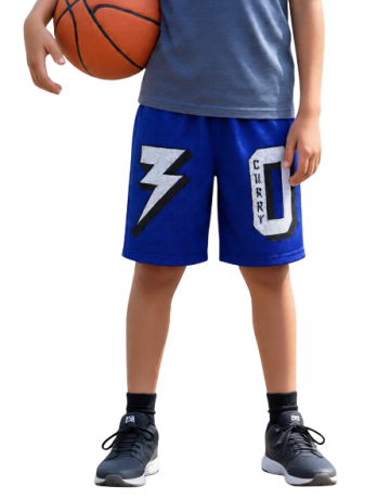 Curry Signature Boys' Shorts "Royal-Blue"