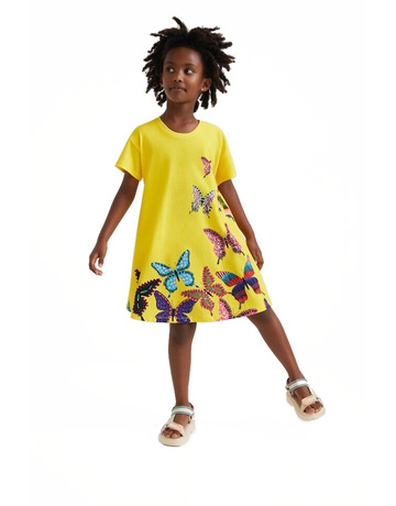 Desigual Girls Schmetterling Kleid