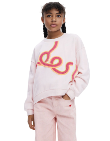 Desigual LOGO LOOP SWEATSHIRT "Pink"