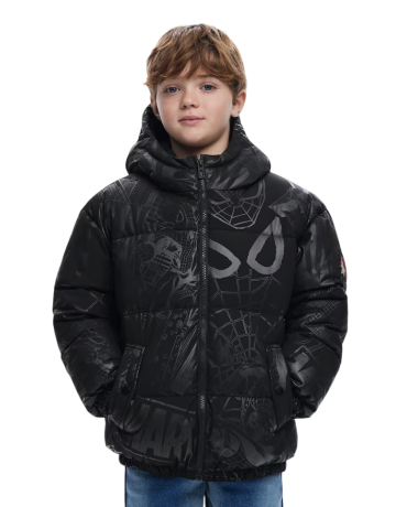 Desigual Kids Spiderman™ Padded Jacket "Black"