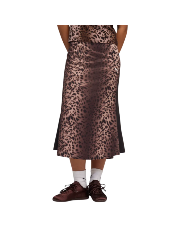 Falda Puma  midi T7 Leo Luxe Track "Black"