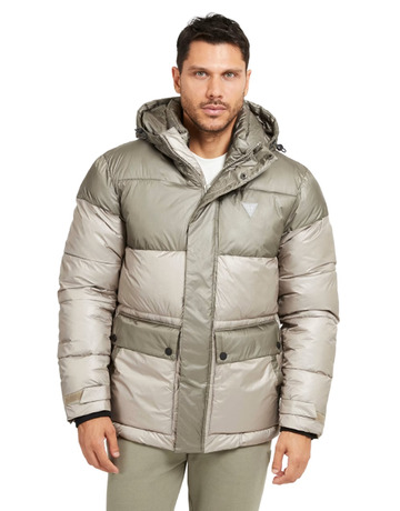 Guess Wilfred gepolsterte Jacke "Beige"