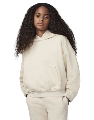 Jordan Girls Brooklyn Essentials Pullover Hoodie "Legend LT Brown"