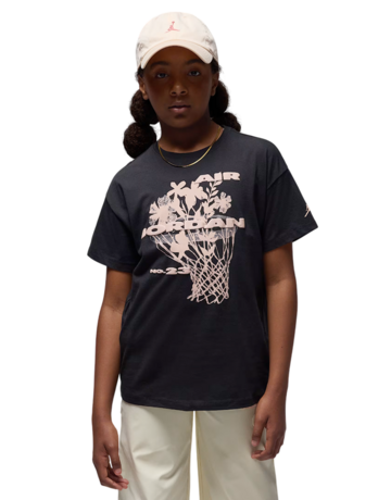 Jordan Girls JBD 23 Flowers SS Tee "Black"