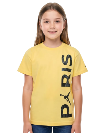 Jordan Girls JDB Paris Saint-Germain GFX Tee "Saturn Gold"