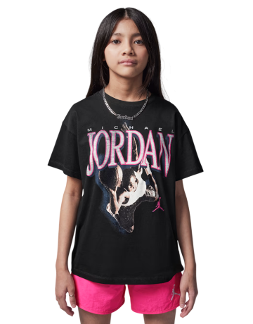 Jordan Girls JDB Soar Oversize Graphic T-Shirt "Black"