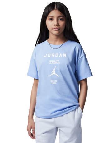 Jordan Girls JDB W J Girlfriend Graphic Tee "Aluminium"