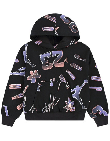 Jordan Girls JDG 23 Throwback SS Hoodie "Black"