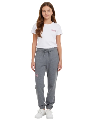 Jordan Girls JDG Fundamentals Fleece Pants "Carbon Heather"