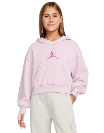 Jordan Girls JDG Rebel Rose Pullover Hoodie "Pink Foam"