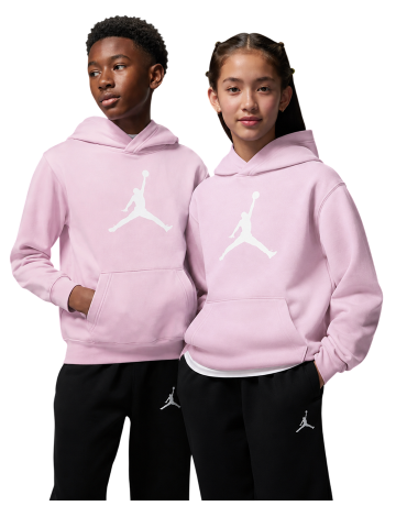 Jordan Girls Jumbo Jumpman Fleece Hoodie "Pink Foam"