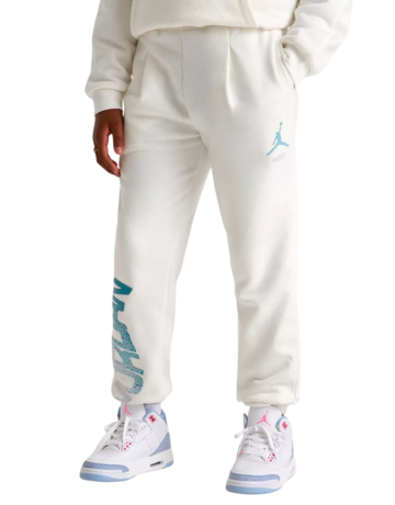 Jordan Girls Jumpman Club Pleated Fleece Pants "Sail"