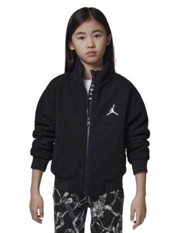 Jordan Girls Jumpman High Pile Sherpa Jacke "Black"