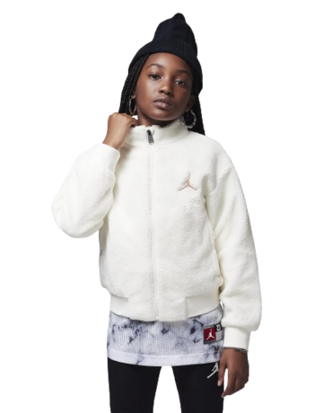 Jordan Girls Jumpman High Pile Sherpa Jacke "Sail"