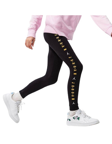 Jordan Girls Jumpman High-Rise Leggings "Black/Gold"