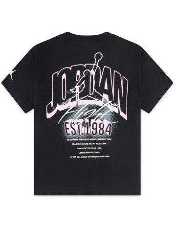 Jordan Girls MJ Back Stretch SS Tee "Black"