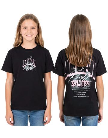 Jordan Girls MJ Back Stretch SS Tee "Black"