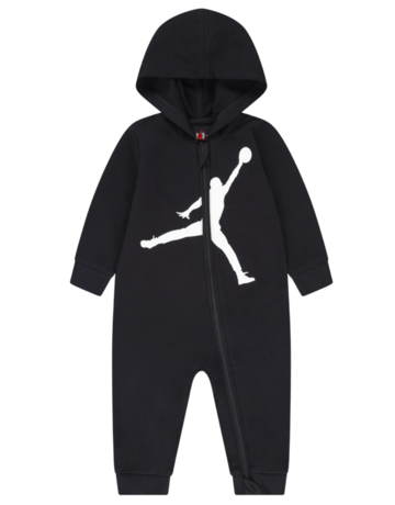 Jordan Infants Air Jumpman Hooded Coverall "Black"