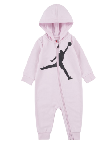 Jordan Infants Air Jumpman Hooded Coverall "Foam Pink"