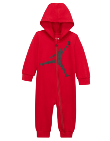 Jordan Infants Air Jumpman Hooded Coverall "Gym Red"