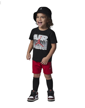 In den Einkaufswagen Jordan Infants Jumpman Static Tee + Short Mesh Set "Gym Red-Black" Jordan Infants Jumpman Static Tee + Short Mesh Set "Gym Red-Black"