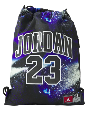 Jordan JDB Jersey 23 AOP Gym Sack "Black-Hyper Royal"
