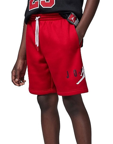 In den Einkaufswagen Jordan Kids Jumpman Logo Nachhaltige Fleece Shorts \\'Red\ \' Jordan Kids Jumpman Logo Nachhaltige Fleece Shorts \\'Red\ \'